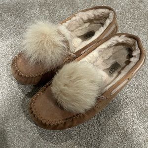 Ugg Pom Pom slippers.